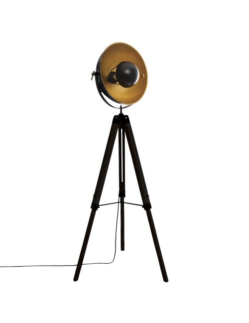 Design staande lamp 3-poot “Lahti” zwart H156.50cm Staande lamp 3-poot 156,5cm LAHTI