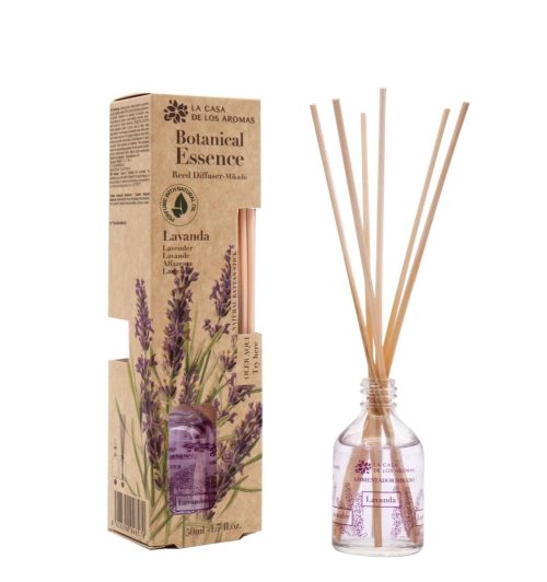 Mikado Botanical Essence geurstokjes Lavendel Geurverspreider met stokjes Lavendel 50ml