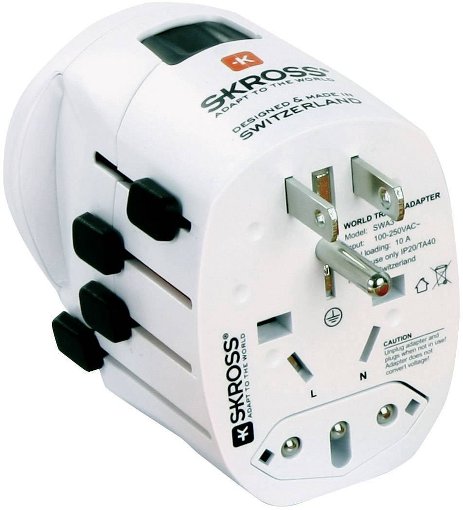 Reisstekker Wereld Adapter Pro SKROSS (zonder USB) -