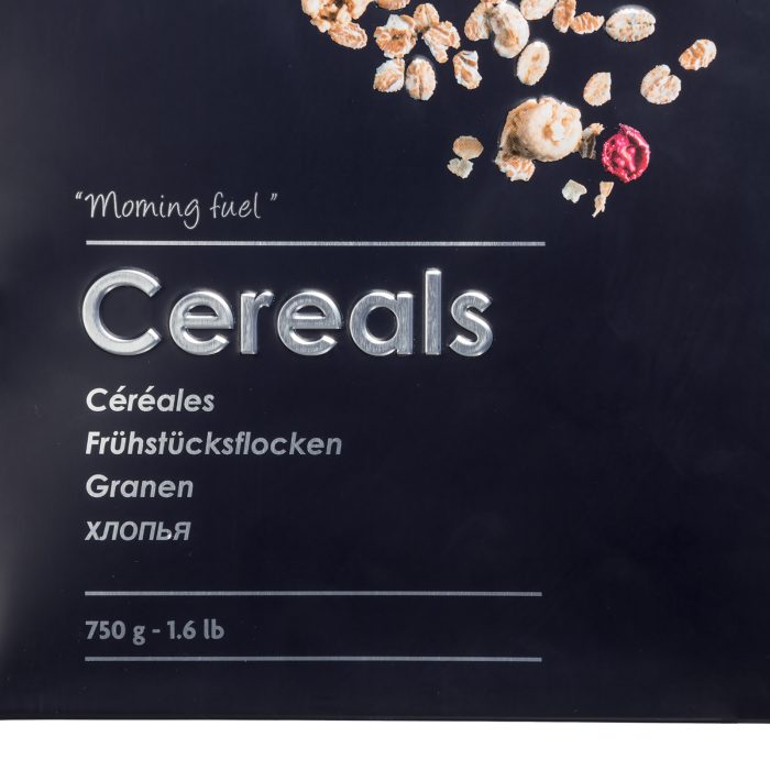 CEREALS BOX EMBOSSED 3D