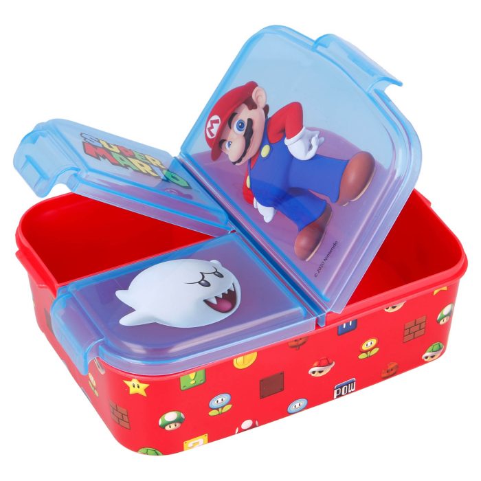 Lunchbox Super Mario 3-vakken