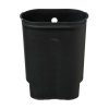 Afvalemmer 6L softclose SILIFLEX RVS