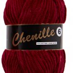 Breigaren chenille bordeauxrood 100g