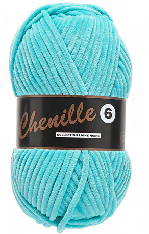 Breigaren chenille munt 100g