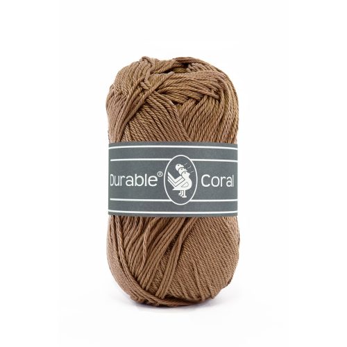 Durable breigaren katoen Coral Hazelnoot 50g