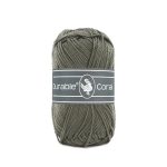 Durable breigaren katoen Coral Leigrijs 50g