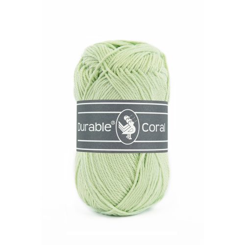 Durable breigaren katoen Coral Lichtgroen 50g