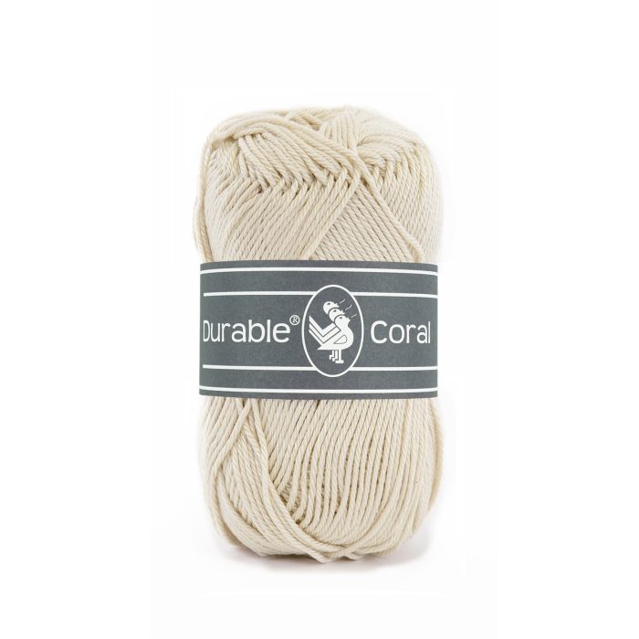 Durable breigaren katoen Coral Linen 50g