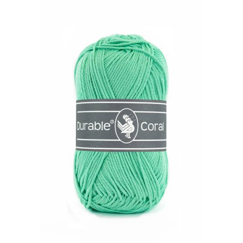 Durable breigaren katoen Coral Pacifisch groen 50g