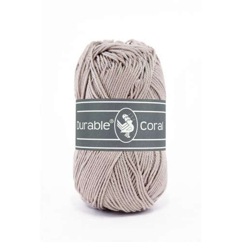 Durable breigaren katoen Coral Taupe 50g