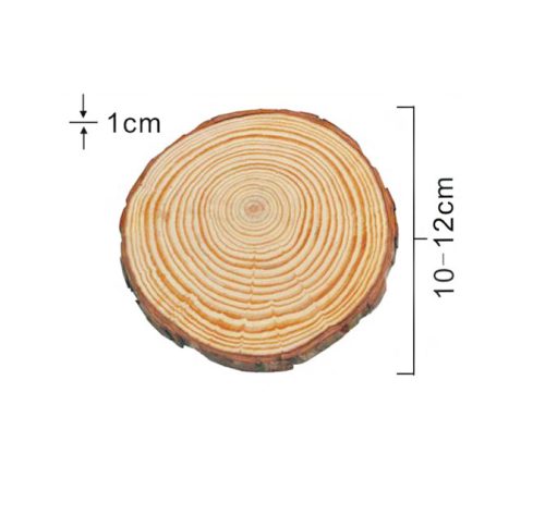 Boomschijf rond 11cm