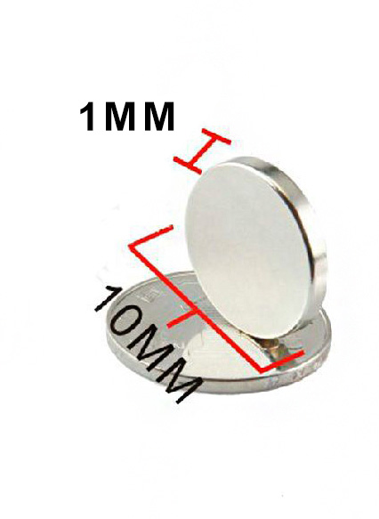 Magneten rond D10*1mm