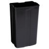 Afvalemmer metaal grijs 30L