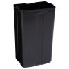 Afvalemmer metaal wit 30L