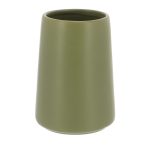 Badkamerbeker stoneware kakigroen 420ml