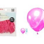 Ballon donkerroze 30cm 10 stuks