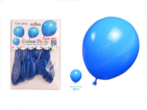 Ballonnen donkerblauw 30cm 10 stuks