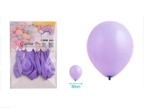 Ballonnen pastel paars 30cm 8 stuks