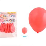 Ballonnen pastel rood 30cm 8 stuks