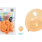 Ballonnen zalm oranje 30m 10 stuks