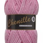 Breigaren chenille donkerroze 100g