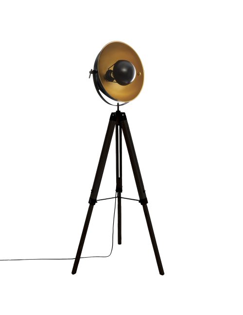 Design staande lamp 3-poot “Lahti” zwart H156.50cm