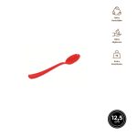 Dessertlepel soja rood 12,5cm 12st