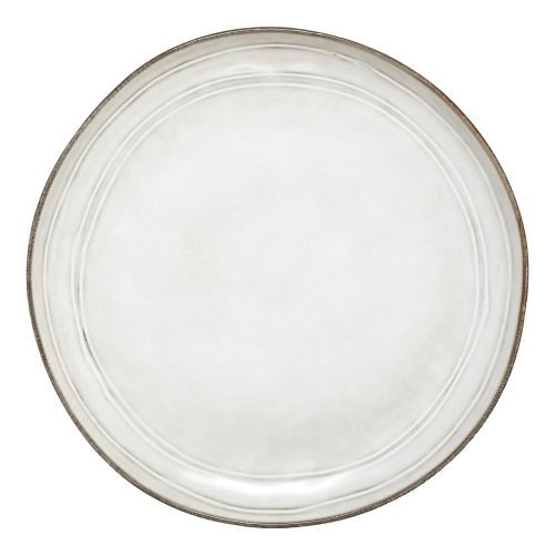 Dinerbord aardewerk lichtgrijs D26cm