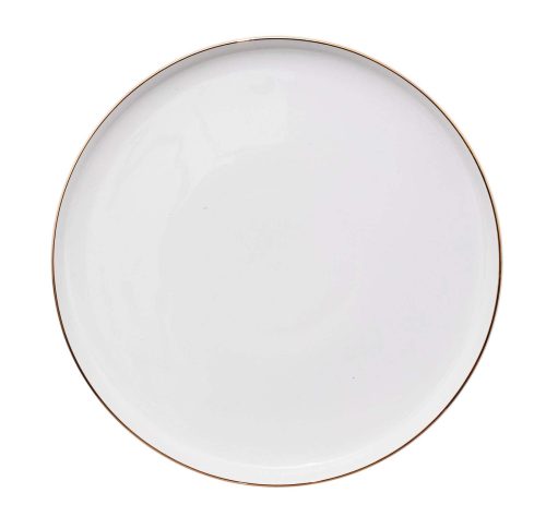 Dinerbord porselein wit D27cm