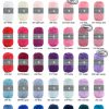 Durable breigaren katoen Coral Blauwgrijs 50g