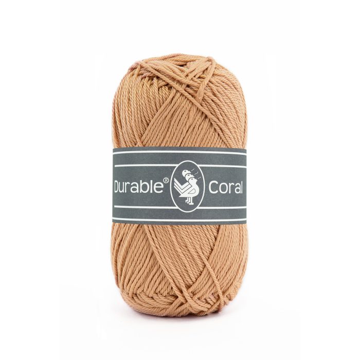 Durable breigaren katoen Coral Camel 50g