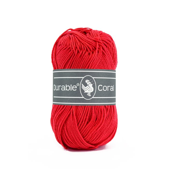 Durable breigaren katoen Coral Tomaat 50g