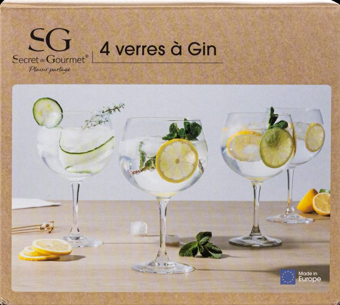 Gin glas 700ml 4-stuks