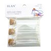 Glazenflesjes met kurk deksel 40ml 3st