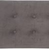 Grote poef met bergruimte antraciet 76,5*38*38cm