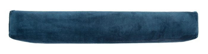 Grote poef met bergruimte blauw 76,5*38*38cm