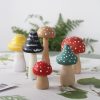 Houten paddestoelen H9,5cm