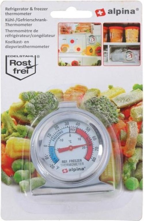 Koelkast en diepvriesthermometer