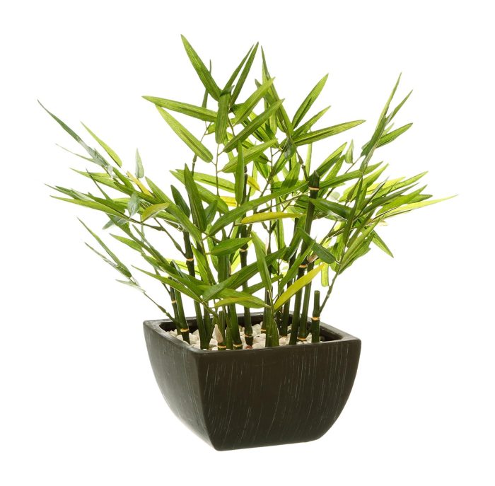 Kunstplant bamboe met pot 35cm