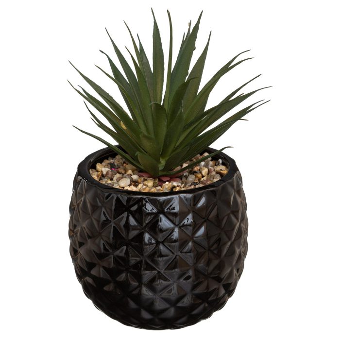 Kunstplant in ananas pot H19cm