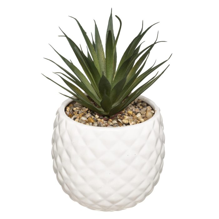 Kunstplant in ananas pot H19cm