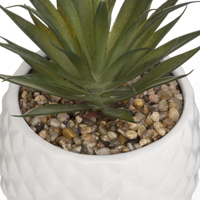 Kunstplant in ananas pot H19cm