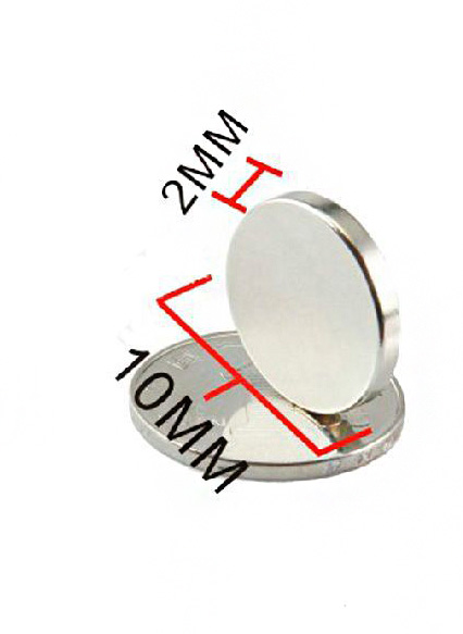 Magneten rond D10*2mm