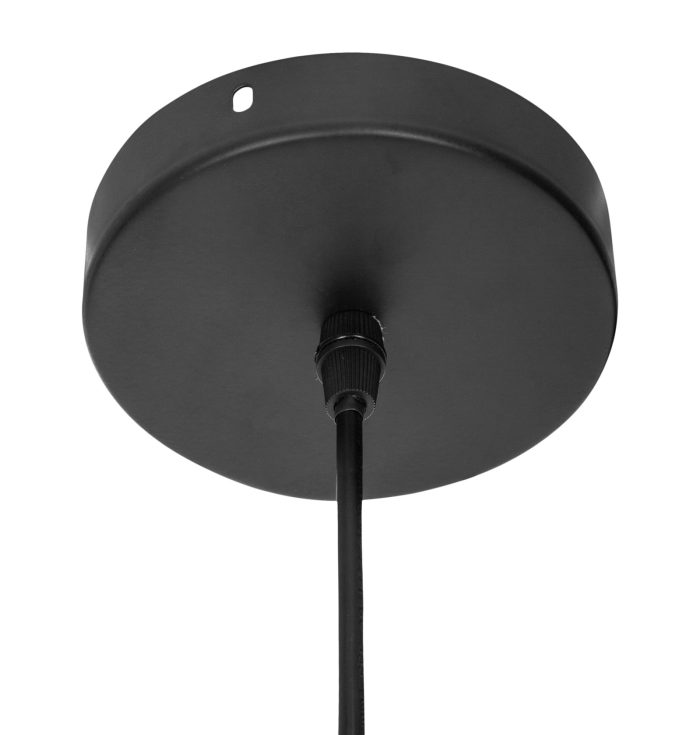 Metalen hanglamp zwart