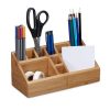 Organizer bamboe 10-vakken naturel