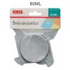 Plastic potje transparant 80ml