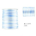 Satijnen koord blauw-wit 2,5mm*50m