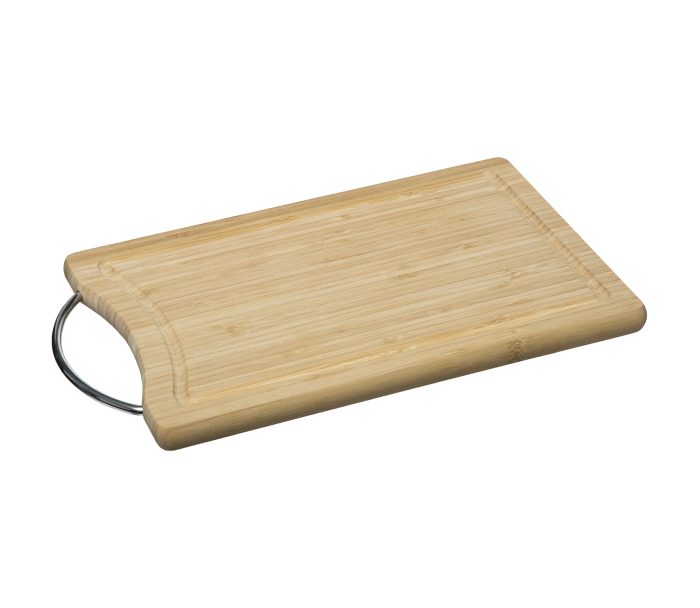 Snijplank bamboe met RVS handvat 33*20cm