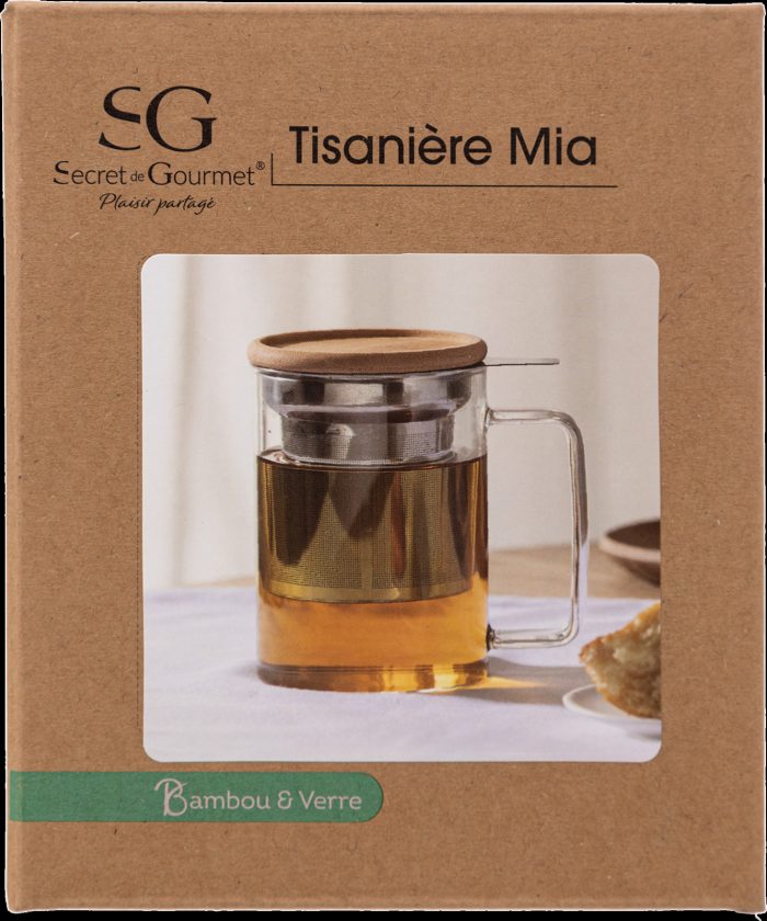 Theeglas met infuser 450ml