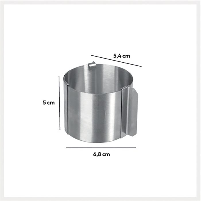 Verstelbare mini bakframe rond 4st